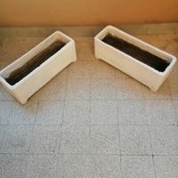 vasi n2 in cemento bianco 