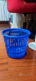 cestino blu 