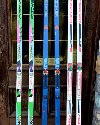 Sci fondo Fischer lotto 3 paia