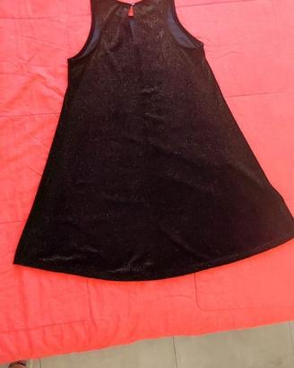 Vestito Nero New Collection Taglia Unica Betti Blu