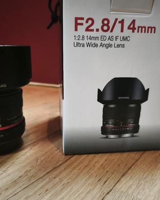 Samyang ED AS IF UMC 14mm f/2.8 - Attacco Canon