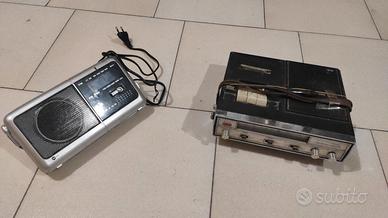 RADIO PORTATILE + REGISTRATORE A BOBINE VINTAGE