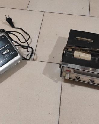 RADIO PORTATILE + REGISTRATORE A BOBINE VINTAGE