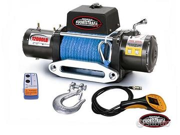 Verricello nsf 12000 lb 12v cavo dyneema