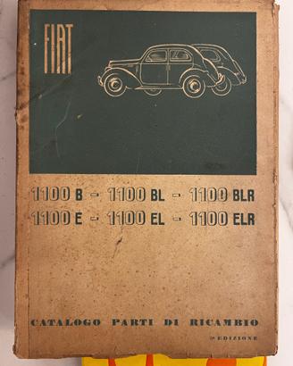 Fiat 1100 catalogo parti di ricambio