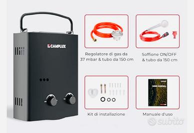 Scaldabagno portatile Gas Camplux 5L