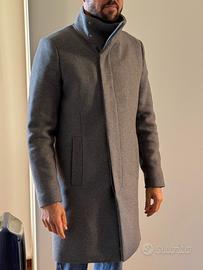 Cappotto Grigio misto lana asos design taglia s