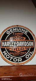 insegna smaltata Harley Davidson 