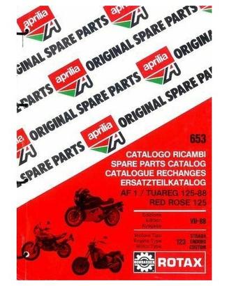 Catalogo ricambi Aprilia AF1 - Tuareg - Red Rose