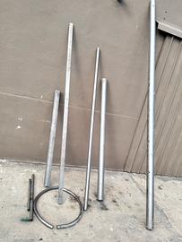 acciaio inox scatolato tubi 