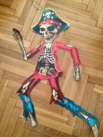 Addobbo di Halloween scheletro pirata