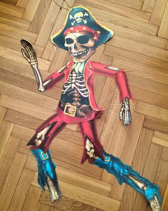 Addobbo di Halloween scheletro pirata