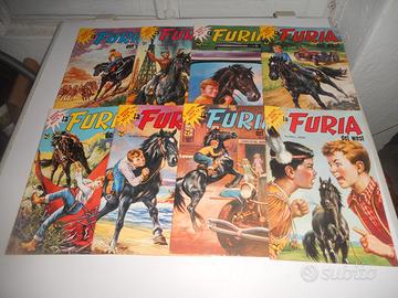 Fumetti vintage serie Furia