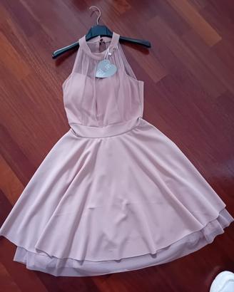 Abito donna rosa antico nuovo