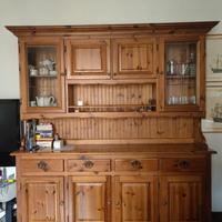 Credenza rustica arte povera in legno massello con