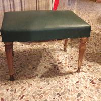 Sgabello, Pouf poggiapiedi vintage