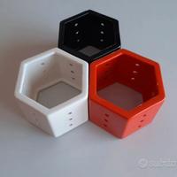 3 lanternine portacandela design vintage 70, 12€