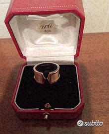 Anello Vintage oro 18 carati Cartier originale Con