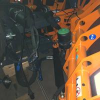 Lama da neve e salatore per trattore