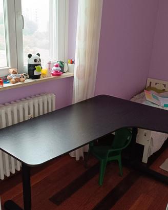 Scrivania Ikea Bekant angolare full black