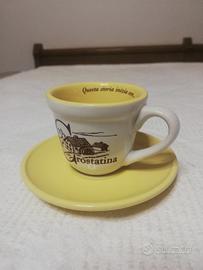 Tazzina Caffè con Piattino Mulino Bianco Ceramica 