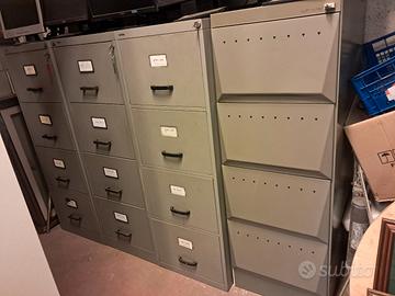 cassettiere metallo  metalliche archiviazione