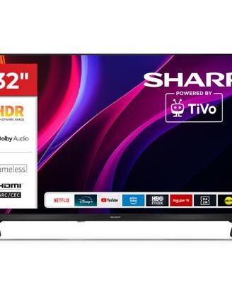 SHARP 32HE2245E 32" SMART TV LED HD TIVO OS FRAME