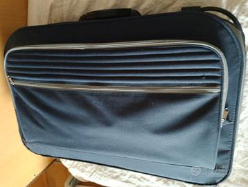 VALIGIA CON RUOTE blu cm 70X50X22