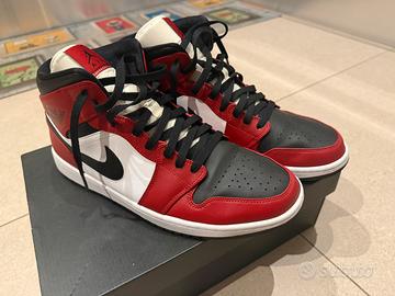 Jordan 1 Mid Chicago Toe Taglia 45