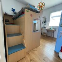 Cameretta letto a castello Moretti Compact