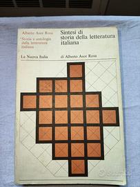 Sintesi di storia della letteratura it.  Asor Rosa