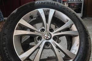 cerchi alfa e gomme nuove mai usate 