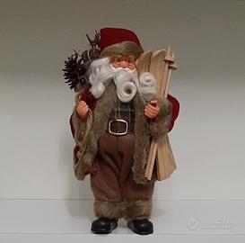 Statuetta Babbo Natale in piedi h30 cm.