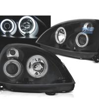 FARI PER RENAULT CLIO II 01-05 ANGEL EYES LED NERI