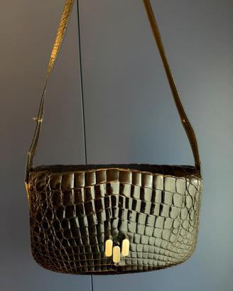Borsa di VERO Coccodrillo