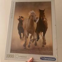 Puzzle 1000 pezzi Cavalli – Clementoni