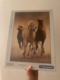 Puzzle 1000 pezzi Cavalli – Clementoni