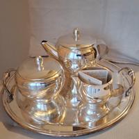 Set tè/caffè argentato vintage