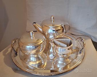 Set tè/caffè argentato vintage