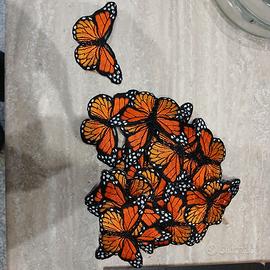 Adesivi in stoffa vari soggetti  50 pezzi