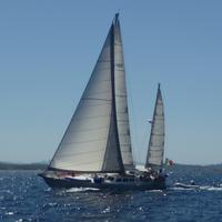 Ketch in acciaio by Paperini 54" pezzo unico