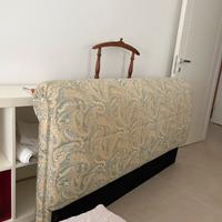 Testata letto artigianale imbottita