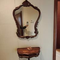 Consolle con specchio