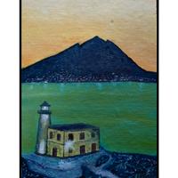 Dipinto Olio su tela 
Titolo: Capo Miseno Fiore d'