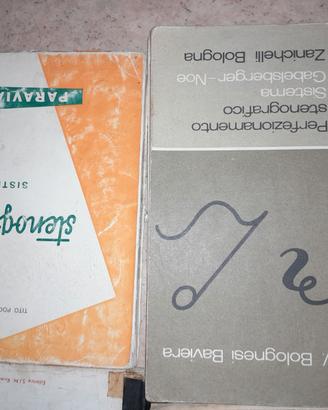 Libri stenografia vintage