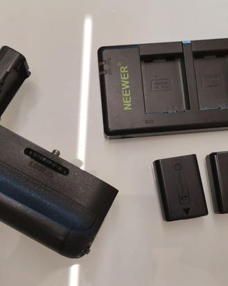 Battery Grip  (compatibile Sony A7 II)+batterie