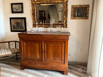 Madia antica in noce legno massello