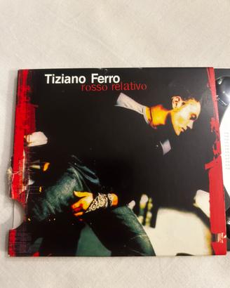 Cd Rosso relativo Tiziano Ferro