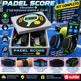 Padel Score – Kit 2 bracciali segnapunti Android