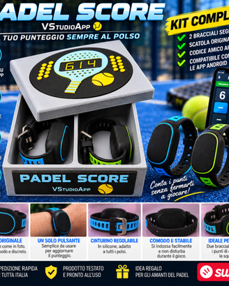 Padel Score – Kit 2 bracciali segnapunti Android